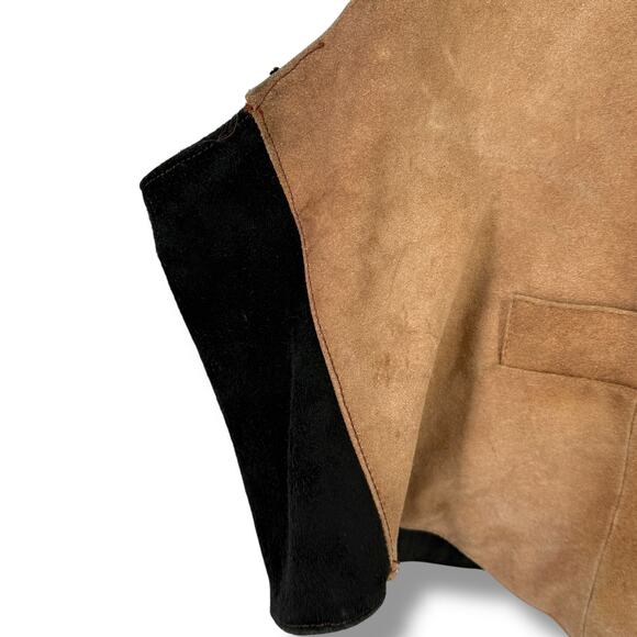 Katch Me Suede Snap Vest Mens Sz XXL Halloween Reenactment Costume Cosplay - Picture 5 of 8